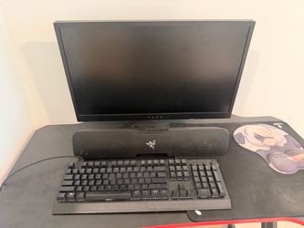 HP Omen Gaming Monitor➕ Razer Leviathan soundbar