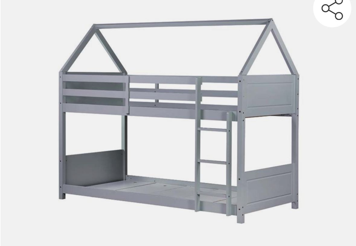 House Twin Bunk Bed