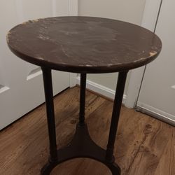 Petite End Side Table Stool Made In Taiwan