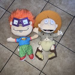 Rugrats Plush Lot Of 2 Tommy And Chuckie 