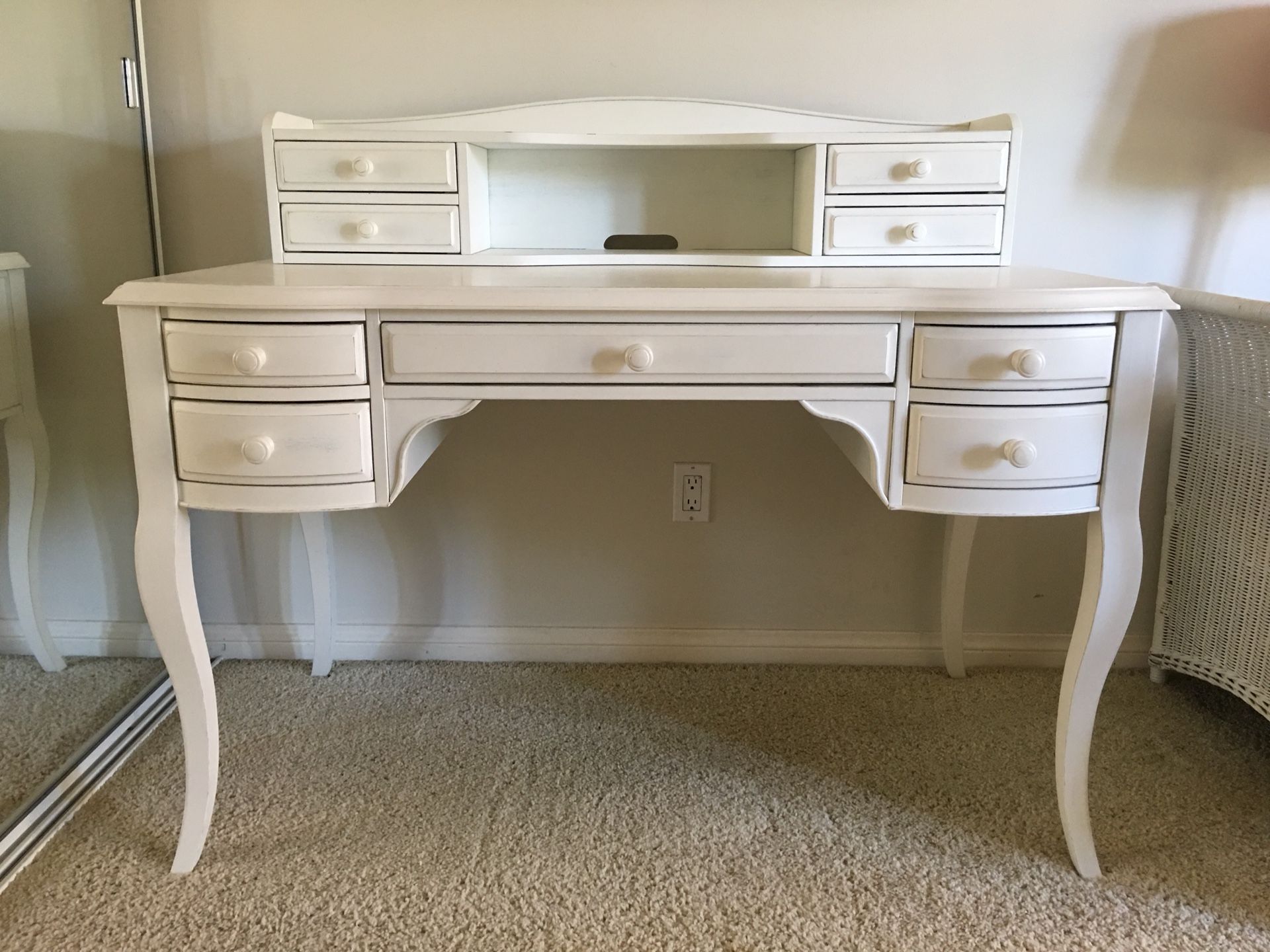 Pottery Barn - Lilac desk & hutch