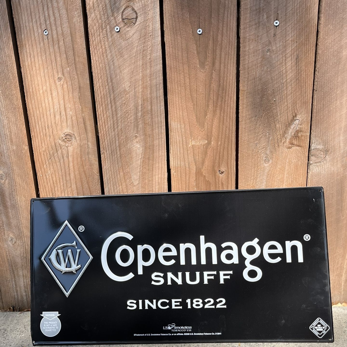 copenhagen tobacco sign Tinworld Tin Sign: Chew Snuff Rustic Metal Smoke Shop Cave 6" x 18" A291 : Home & Kitchen Display Chew Copenhagen Sign Tobacco