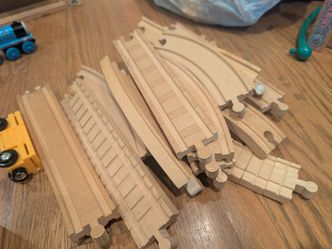Wooden train tracks