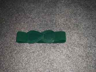 Green Elastic small Waist Belt
