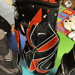 GR888 Golf Cart, Bags, major brands, compartments for all your stuff, 14 slots, $129 each