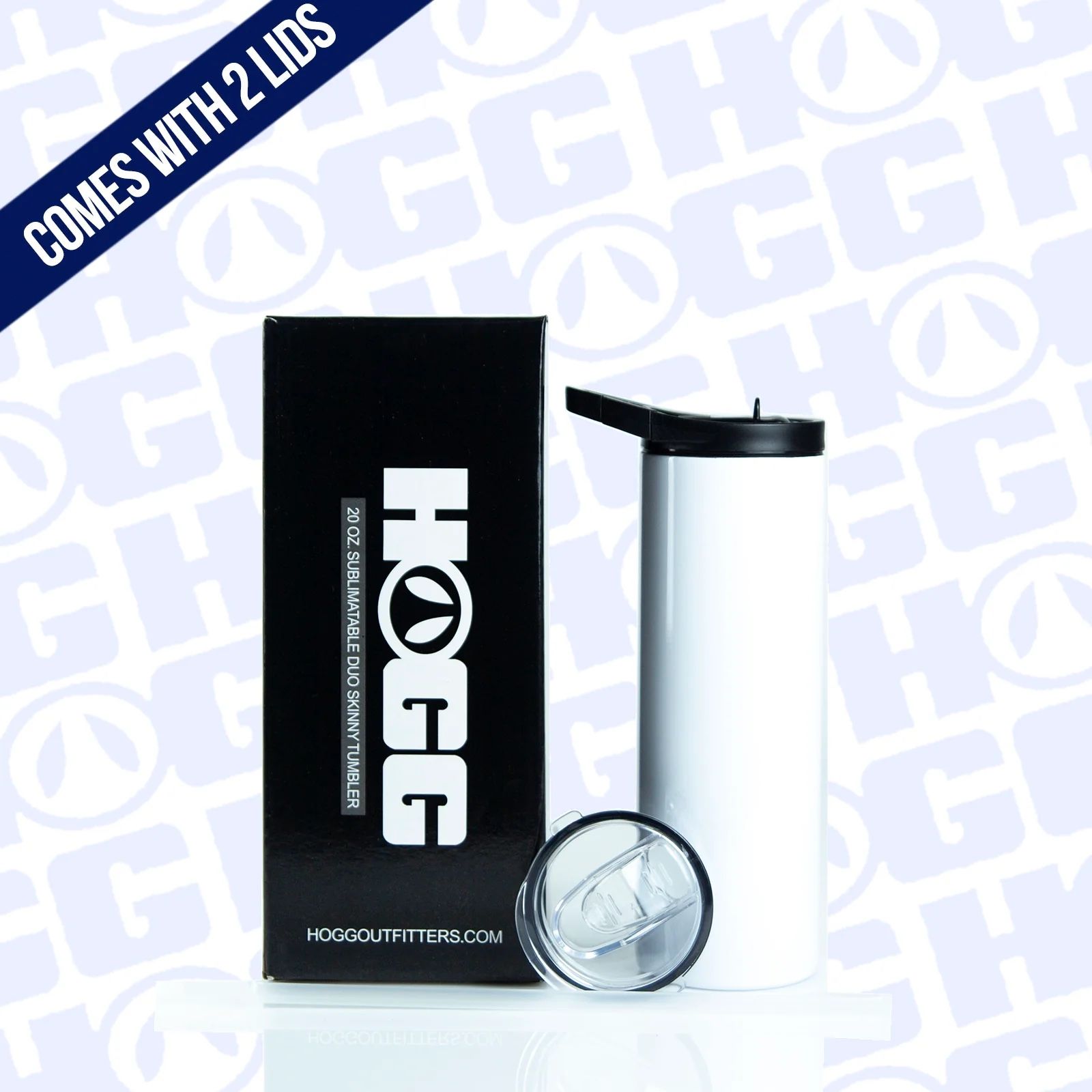 20oz Sublimation Duo Skinny Tumbler Blanks
