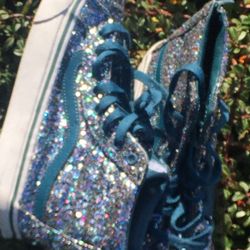 Sparkly vans size 7