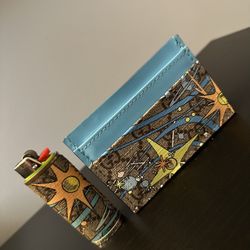 Limited Edition Etai Drori - Gucci x Disney Wallet & Matching Lighter Sleeve Set