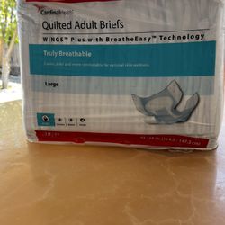 Adult Diapers (SIZE LARGE) 