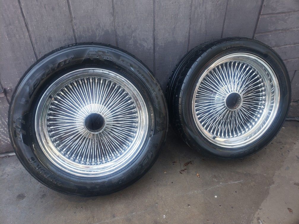 18 INCH WIRE WHEELS for Sale in Chula Vista, CA - OfferUp