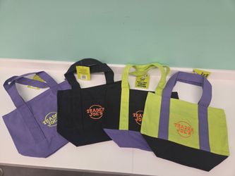 Set of 4 Halloween Trader Joe Totes