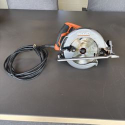 7-1/4 Rigid Circular Saw - Lightly Used