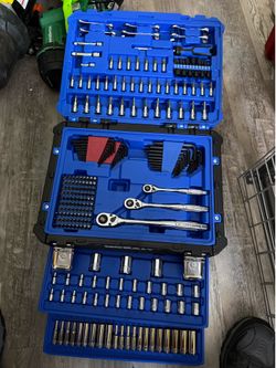 Kobalt 302 -Piece Metric and standard (SAE) Mechanics Tool Set with Hard Case