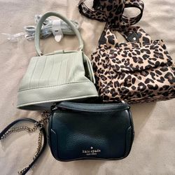 3 small purses, like new