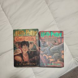 Harry Potter Book 3 & 4, First Edition Printed