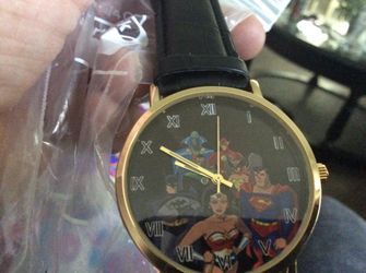 Super hero’s leather watch....$25.... .