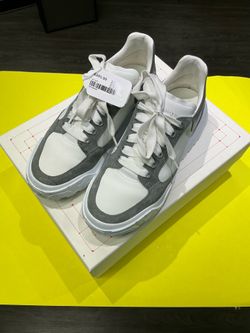 Alexander McQueen Men’s Oversized Sneaker white/ grey size 10.5