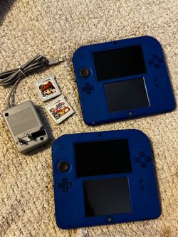Nintendo 2DS Bundle – 2 Consoles, 2 Games, Charger