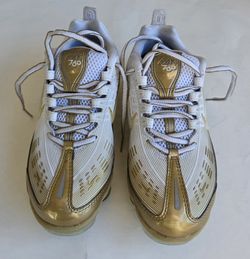 Nike Air VaporMax 360 White Metallic Gold (Women's) Size  6