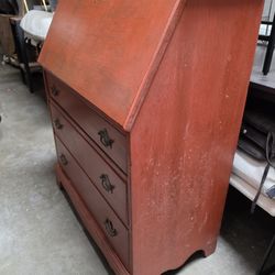 Vintage Red writing desk