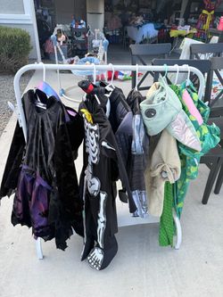 Various kids Halloween costumes