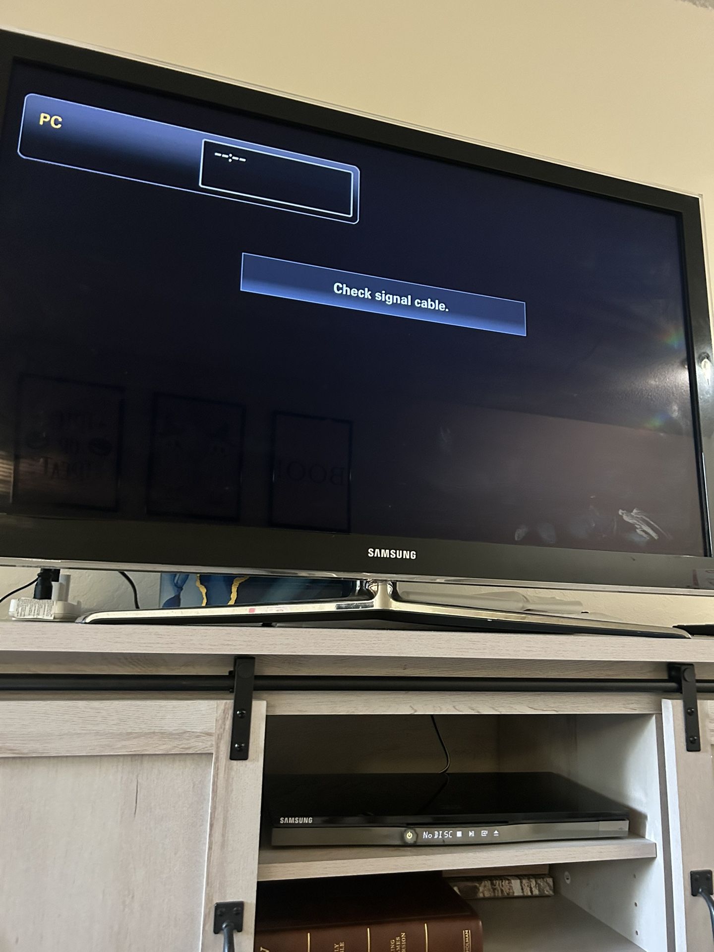 Samsung Tv And Samsung Blu Ray Player