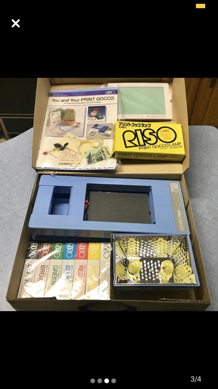 Riso Print Gocco B6HM S-103 Home Printing Kit