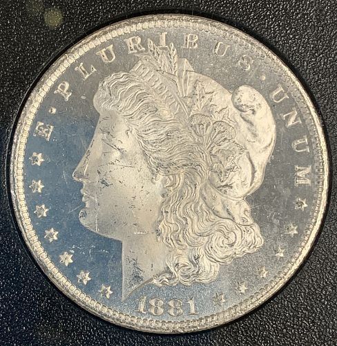 1881-CC Morgan Silver Dollar