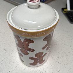 Ceramic Gingerbread Cookie Jar