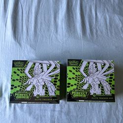 Pokemon Perfect Order Elite Trainer Box Pokemon Center Exclusive ETB x2 Sealed