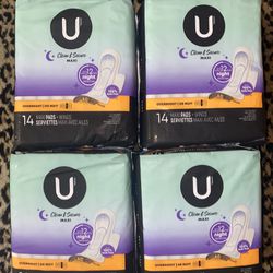 4bags Of 14 U Kotex Overnight Maxi Pads With Wings All 4 For $12 Firm On  Price for Sale in Phoenix, AZ - OfferUp