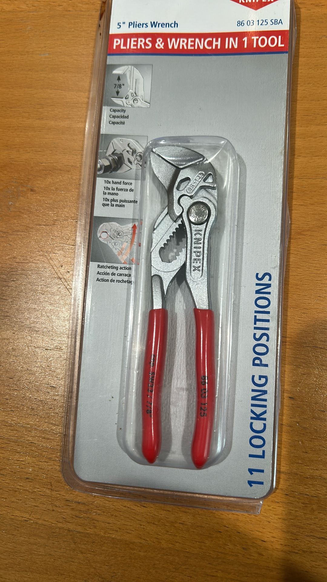 Knifed 5” Pliers And Wrench In 1 Tool