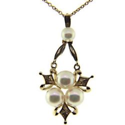 Vintage Mikimoto Pearl Necklace