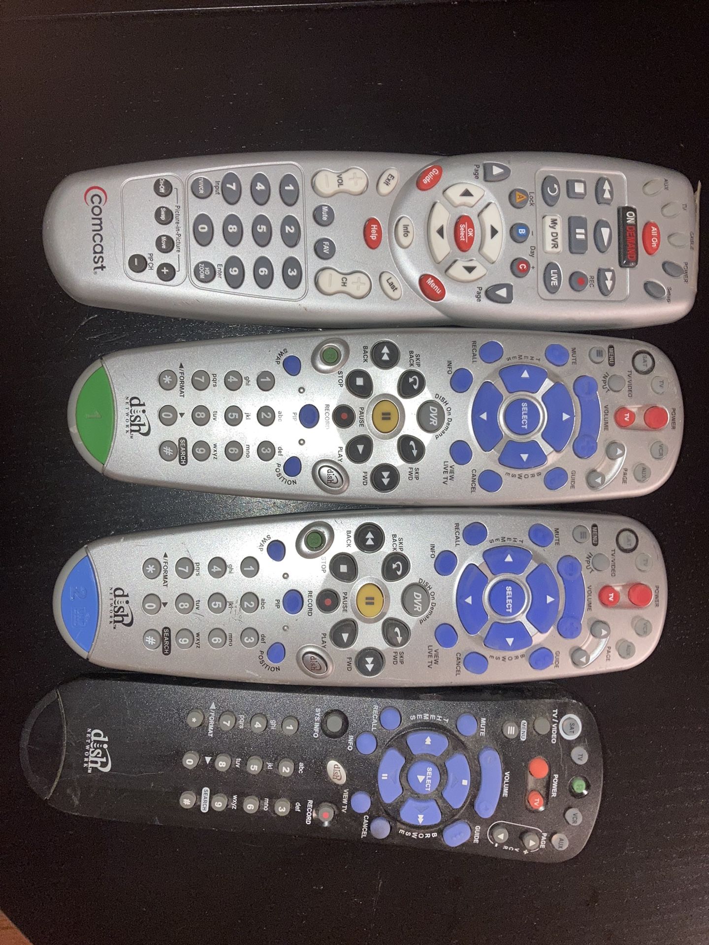 Comcast, Dish Network Universal Remote Controls