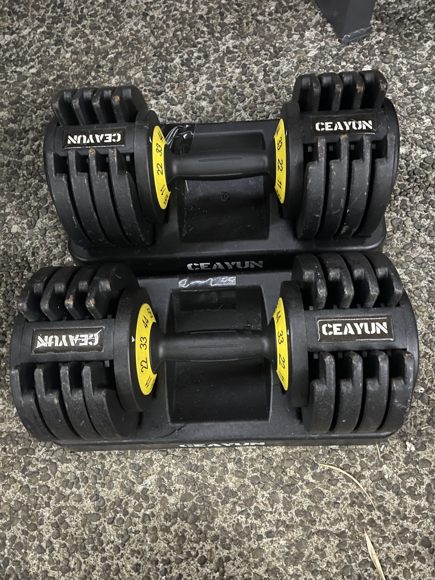 Ceayun Adjustable Dumbbells Sets 11LBS-55LBS 