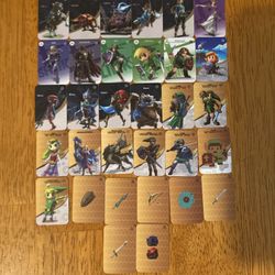 Breath Of The Wild 32ct. NFC Amiibo Cards (With Case)