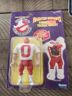 The real Ghostbusters Tombstone Tackle Ghost 1984