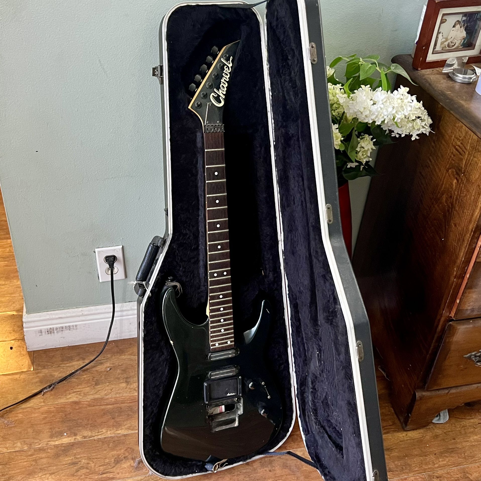 Charvel 1980s Electric Guitar With Charvel Case