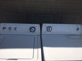 Whirlpool Washer And Dryer