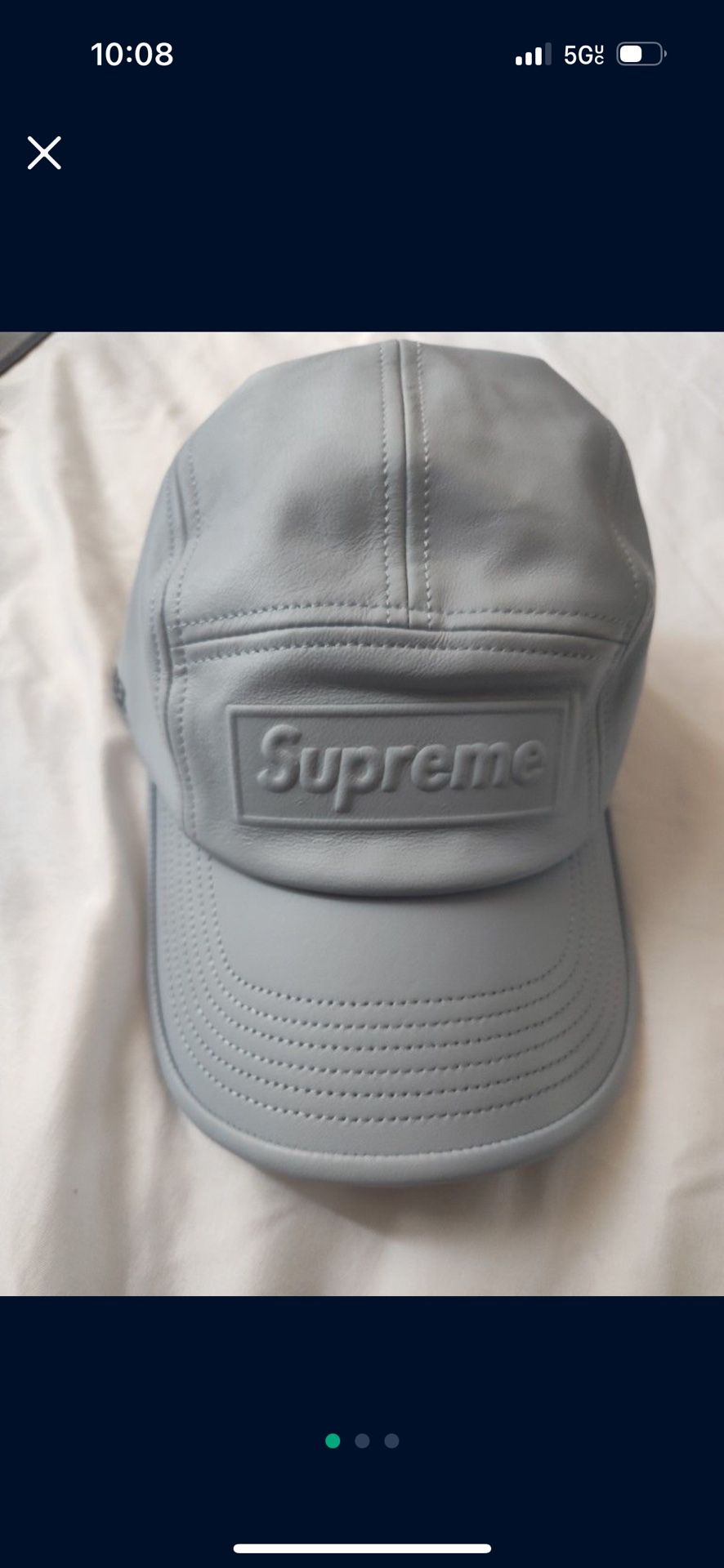 Supreme Leather Hat