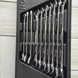 Icon Anti-Slip Grip Metric Ratcheting Wrench Set 