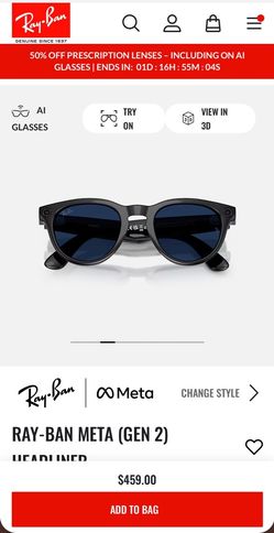 RayBan  Meta HEADLINER Gen 2 Transitions