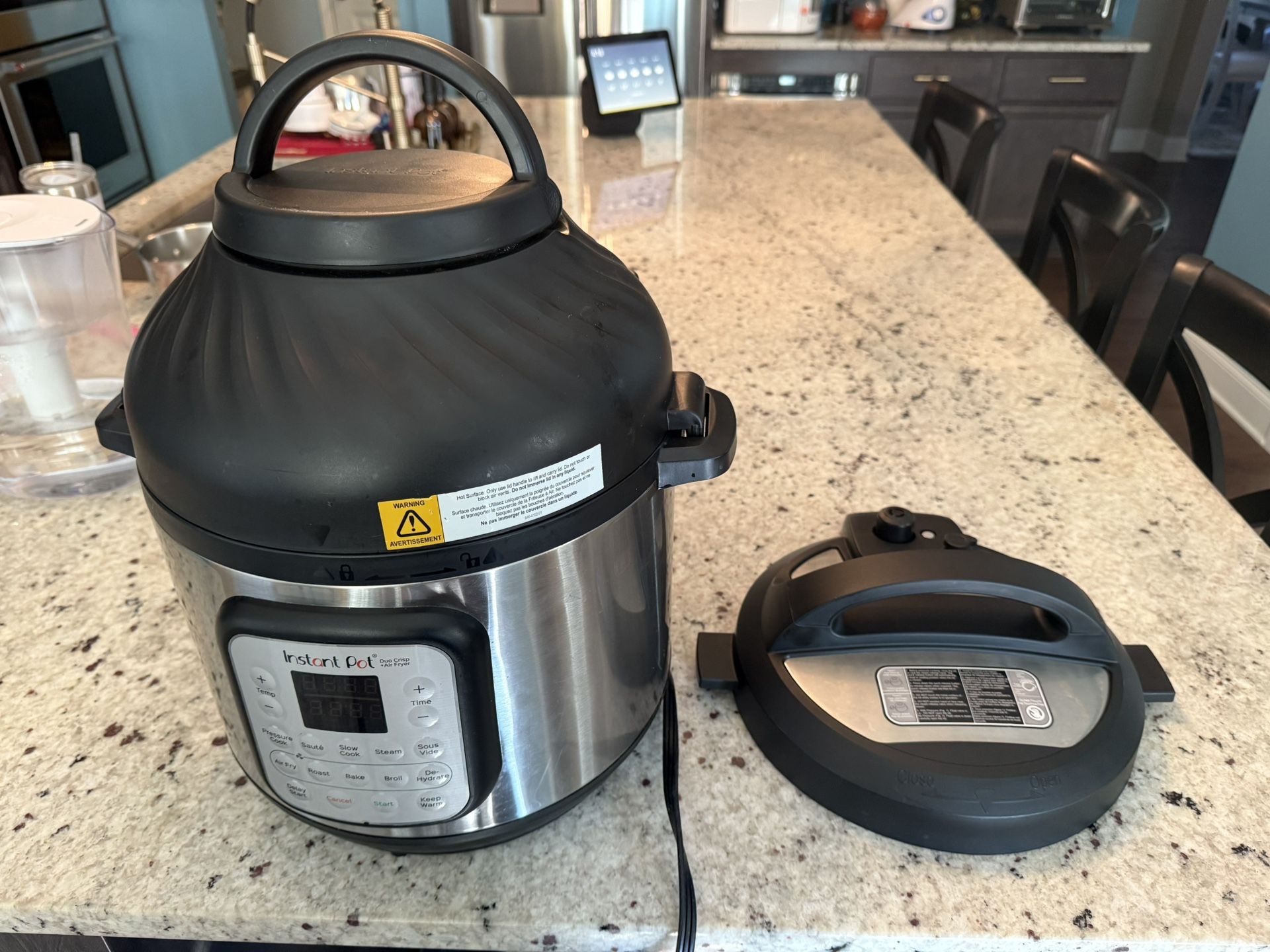 Instant Pot Duo Crisp 11-in-1 Air Fryer and Electric Pressure Cooker Combo