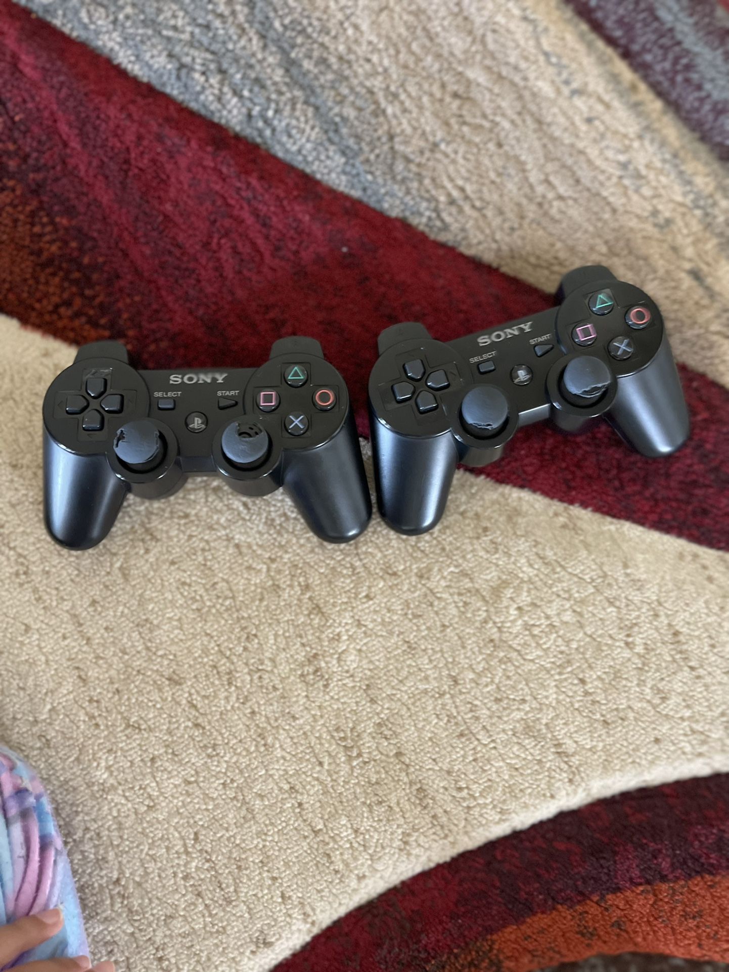 PS3 With 2 Controller And 14 Games