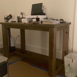 CB2 Wood Dining Table 