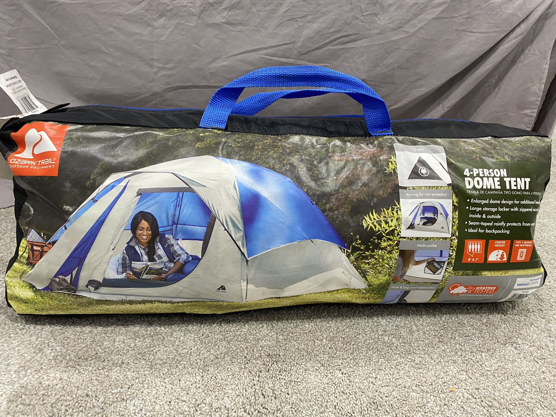 Ozark Trail 4-Person Outdoor Camping Dome Tent