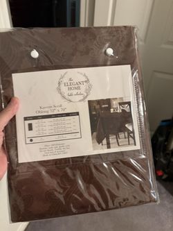 Dark Brown Table Cloth
