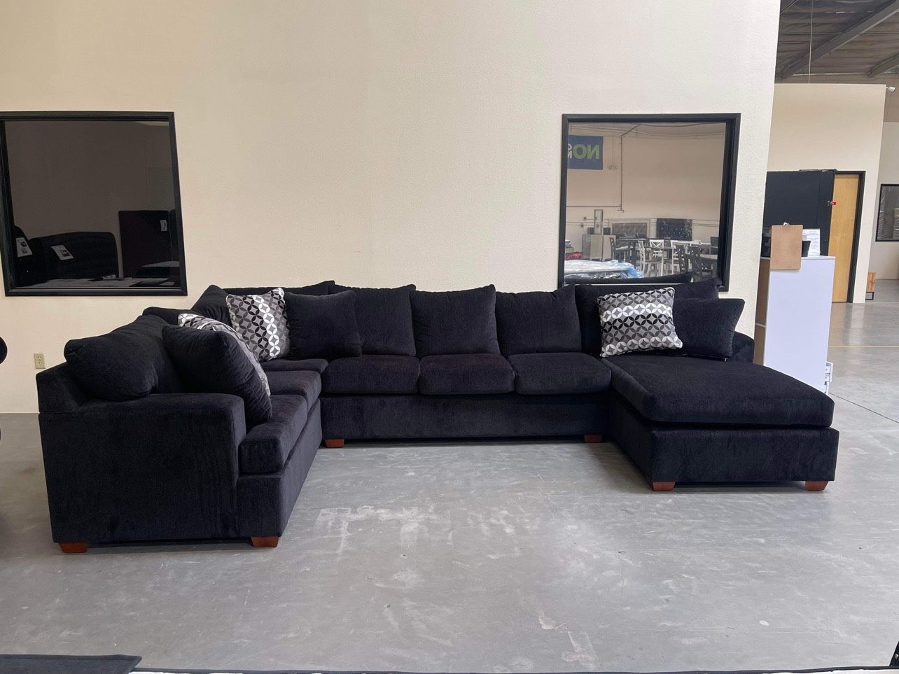 Black Sectional