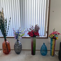 Vases And Fake Flowers 