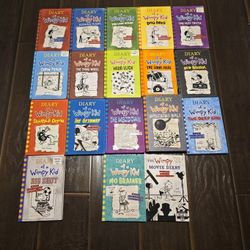 Diary of a Wimpy Kid Books 1-16 18 and the Wimpy Kid movie diary no brainer